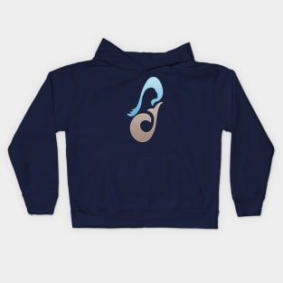 Mermaid emblem Kids Hoodie